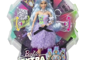 Papusa Extra Style Mix & Match cu accesorii, Barbie