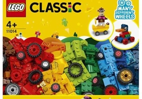 LEGO Classic. Caramizi si roti 11014, 653 piese