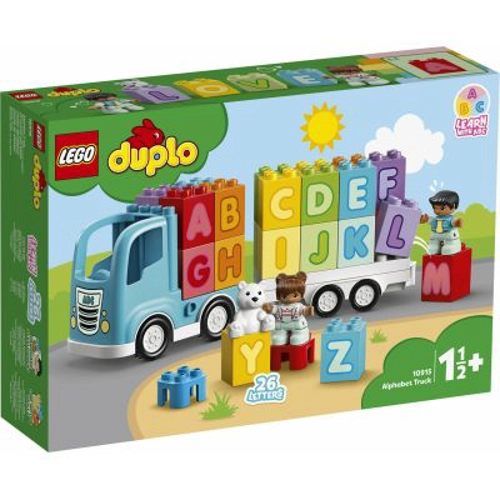 LEGO DUPLO, Primul meu camion cu litere 10915, 36 piese