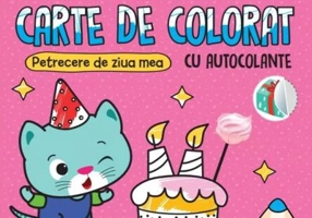 Prima mea carte de colorat. Petrecere de ziua mea