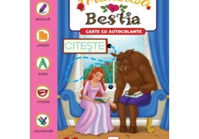 Activitati de poveste. Frumoasa si bestia. Carte cu autocolante