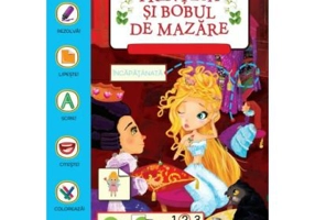Activitati de poveste. Printesa si bobul de mazare. Carte cu autocolante