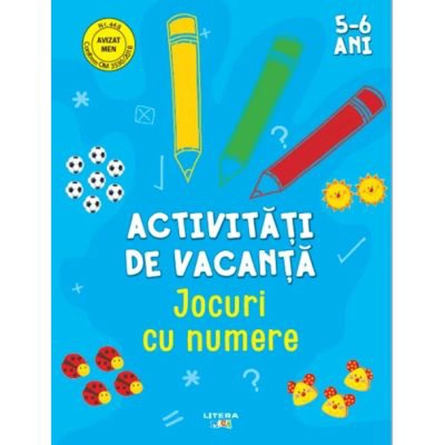 Activitati de vacanta. Jocuri cu numere (5-6 ani)