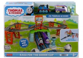 Set de joaca motorizat Cursa Sodor, Thomas