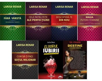 Pachet format din 6 carti - Larisa Renar + CADOU Destine ale reginelor frumusetii