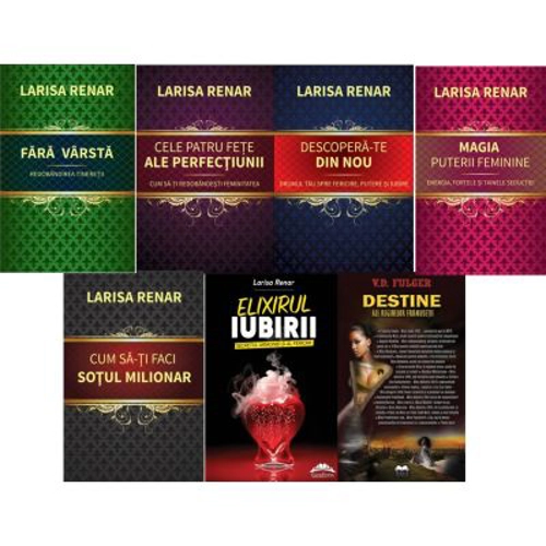 Pachet format din 6 carti - Larisa Renar + CADOU Destine ale reginelor frumusetii
