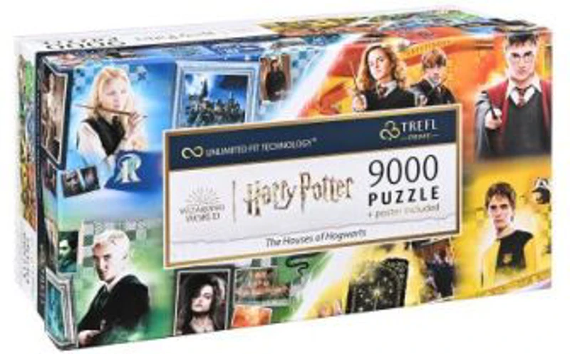 Puzzle UFT 9000 piese. Harry Potter Casele din Hogwarts, Trefl