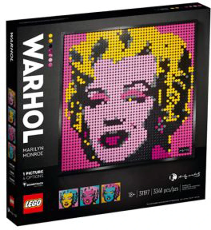 LEGO Art. Andy Warhol's Marilyn Monroe 31197, 3341 piese