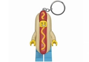 Breloc cu lanterna LEGO Baiatul Hot-Dog LGL-KE119