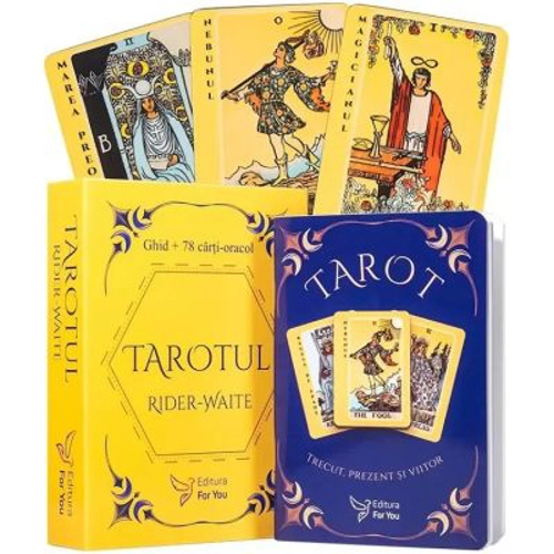 Set Tarot: Carte, cartoline si cutie cu magnet