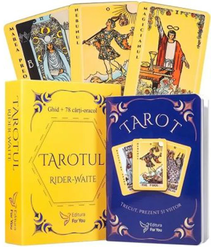Set Tarot: Carte, cartoline si cutie cu magnet