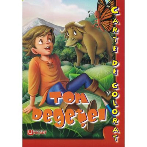 Tom Degetel. Carte de colorat A5