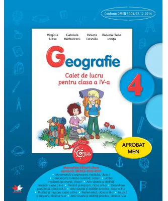 Geografie. Caiet de lucru. Clasa a 4-a - Virginia Alexe