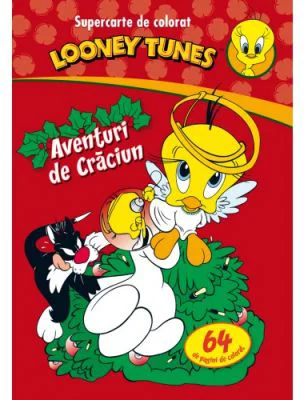 Looney Tunes. Aventuri de Craciun. Carte de colorat + activitati