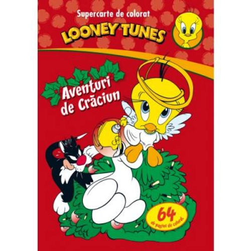 Looney Tunes. Aventuri de Craciun. Carte de colorat + activitati