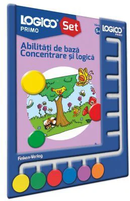 Logico Primo. Set cu rama. Abilitati de baza, Concentrare si logica (5+)