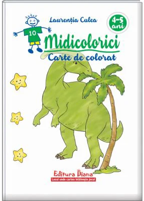 Midicolorici. Carte de colorat 4-5 ani