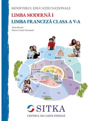 Manual Limba moderna 1 Franceza clasa a 5-a - Alain Broute