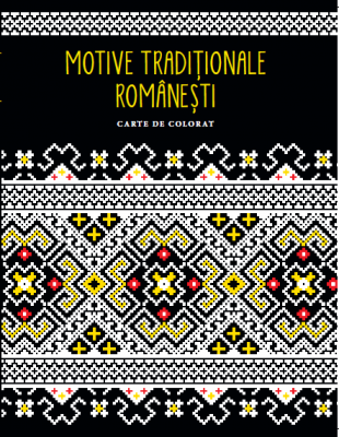 Motive traditionale romanesti. Carte de colorat