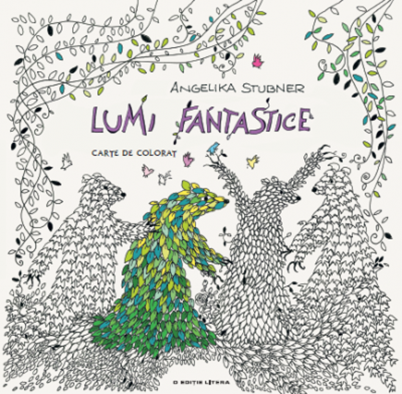Lumi fantastice. Carte de colorat - Angelika Stubner