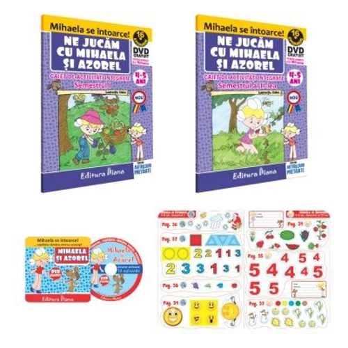 Set activitati integrate „Ne jucam cu Mihaela si Azorel”, Semestrele 1-2, 4