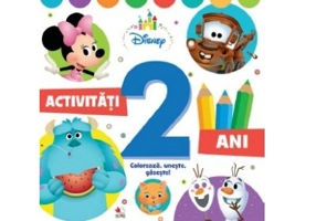 Disney. Activitati 2 ani. Coloreaza, uneste, gaseste