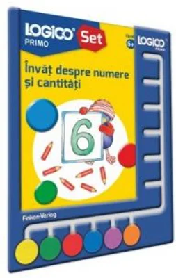 Logico Primo. Set cu rama. Invat despre numere si cantitati (5+)