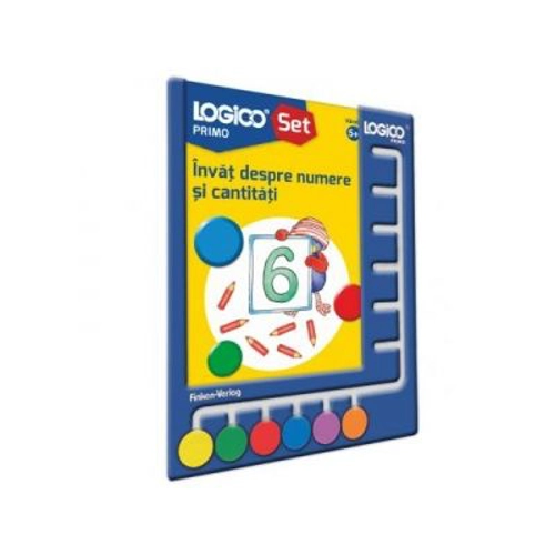 Logico Primo. Set cu rama. Invat despre numere si cantitati (5+)