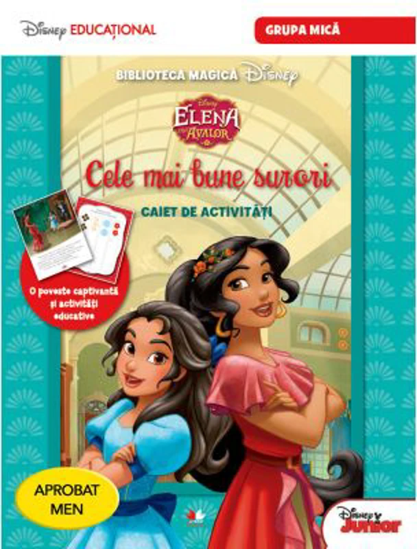 Elena din Avalor. Cele mai bune surori. Caiet de activitati pentru grupa mica - Disney