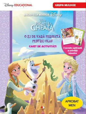 Regatul de gheata. O zi de vara perfecta pentru Olaf. Caiet de activitati pentru grupa mijlocie - Disney