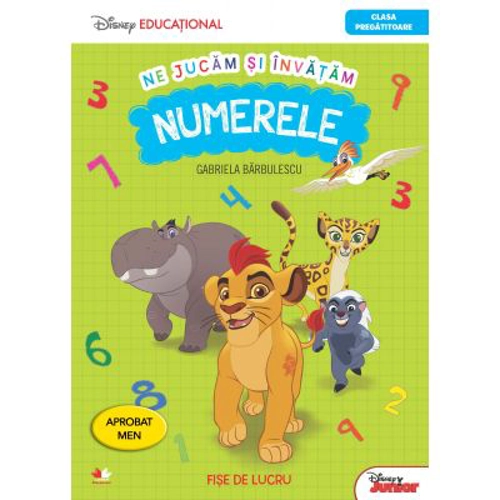 Ne jucam si invatam numerele. Fise de lucru. - Clasa pregatitoare - Gabriela Barbulescu