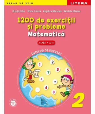 1200 de exercitii si probleme pentru clasa a 2-a