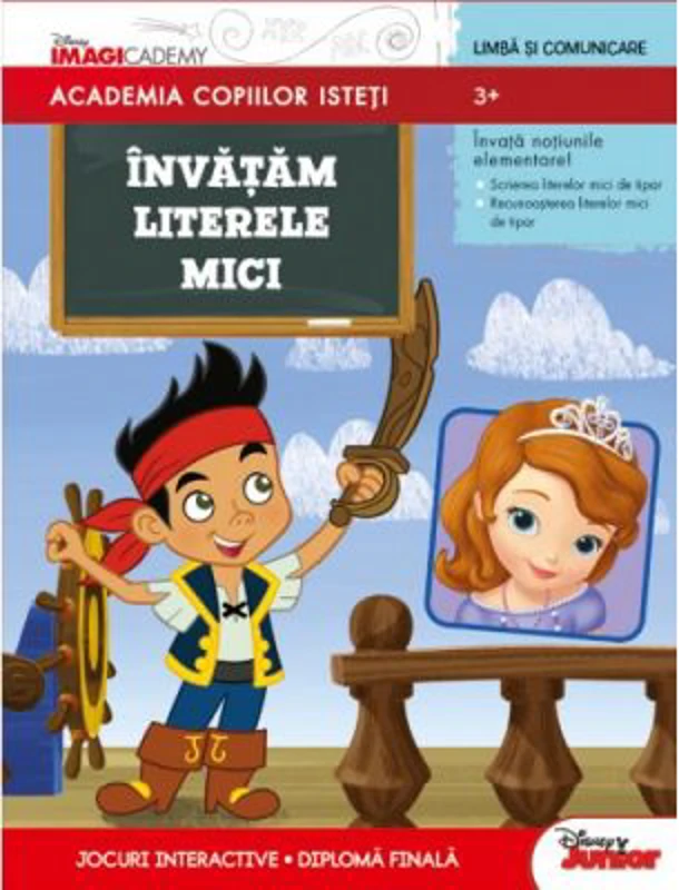 Academia copiilor isteti. Invatam literele mici - Disney