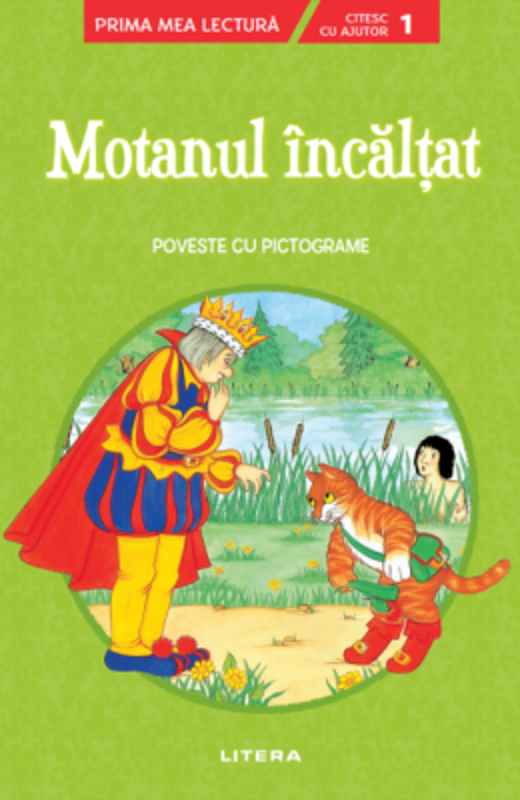 Motanul incaltat. Poveste cu pictograme. Citesc cu ajutor (Nivelul 1)