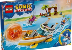 LEGO Sonic the Hedgehog. Barca de aventuri a lui Tails 76997, 393 piese