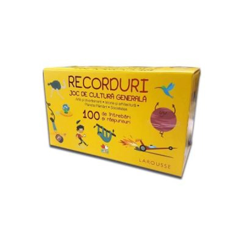 Recorduri. Joc de cultura generala. 100 de intrebari si raspunsuri