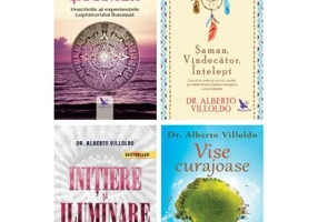 Pachet format din 4 titluri Saman vindecator intelept, Initiere si iluminare, Inima samanului, Vise curajoase - Dr. Villoldo Alberto