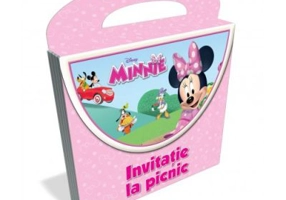 Minnie. Invitatie la picnic. Carte tip posetuta