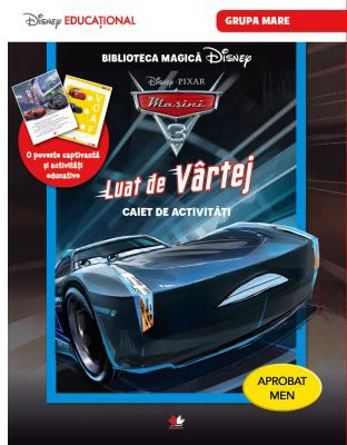 Masini 3. Luat de vartej. Caiet de activitati pentru grupa mare - Disney