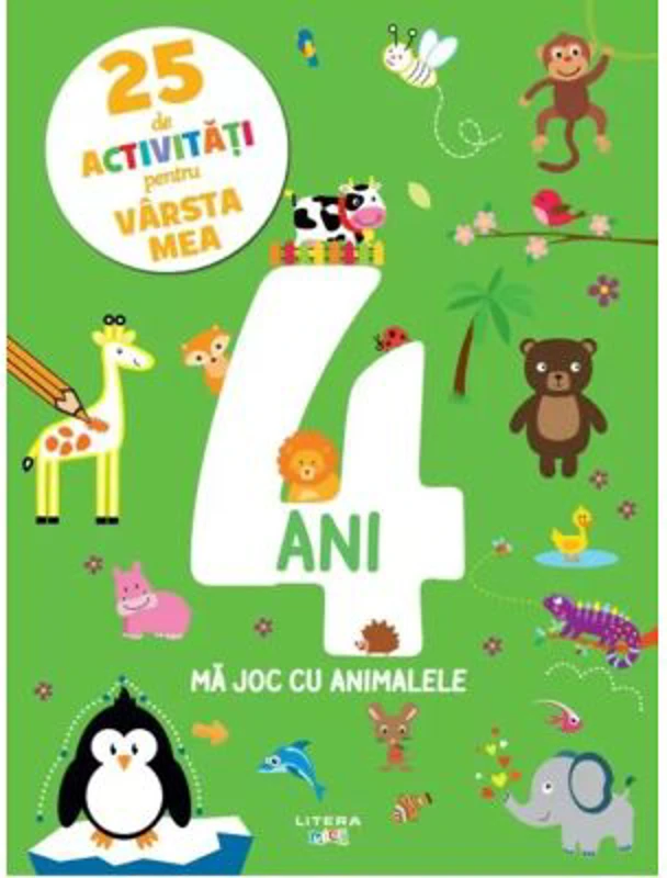 25 de activitati pentru varsta mea. 4 ani. Ma joc cu animalele