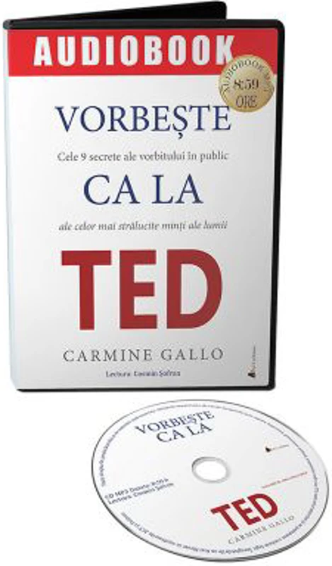 Vorbeste ca la TED. Audiobook - Carmine Gallo