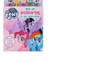 My Little Pony. Set de colorat si de activitati (contine 5 creioane si 5 radiere)