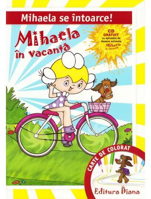 Mihaela in vacanta. Carte de colorat A3