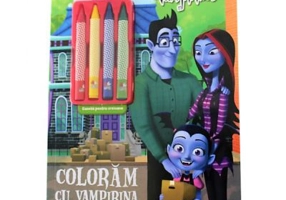 Disney Junior. Vampirina. Coloram cu Vampirina (contine 4 creioane cerate) - Disney
