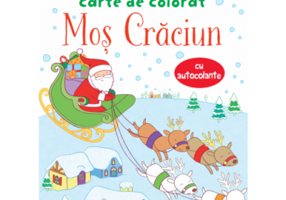 Prima mea carte de colorat. Mos Craciun. Cu autocolante