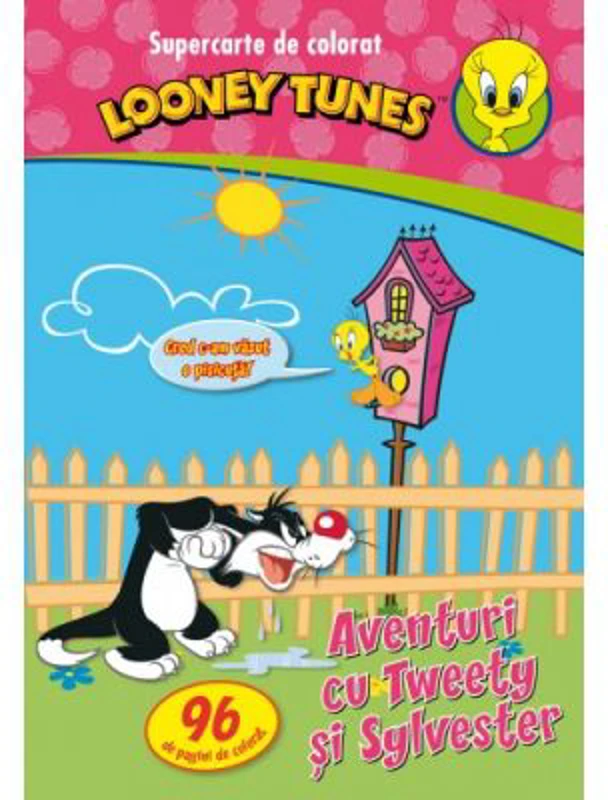 Looney Tunes. Aventuri cu Tweety si Sylvester. Supercarte de colorat