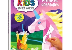 Kaleidoscope Kids Sticker Mosaics. Mythical Creatures