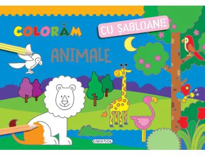 Coloram cu sabloane. Animale