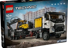 LEGO Technic. Camionul FMX si excavatorul electric EC230 de la Volvo 42175, 2274 piese
