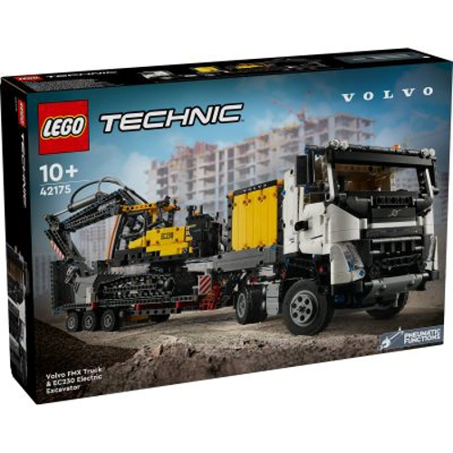 LEGO Technic. Camionul FMX si excavatorul electric EC230 de la Volvo 42175, 2274 piese